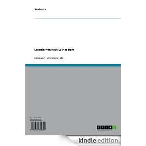 Lesenlernen nach Lothar Born (German Edition) Sina Bottke  