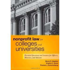  Nonprofit Law for Colleges and Universities Essential 