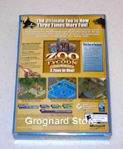 ZOO TYCOON Complete Collection PC Game NEW & SEALED BOX  