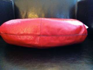 NWT COACH Cherry Red SOHO Large Patent Leather HOBO Purse Handbag 