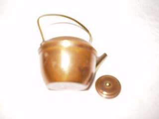 72, Miniature, Copper & Brass, Tea Pot  