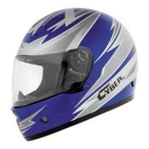   Helmets US 12 AMP BLU_SIL_WHITE SM MOTORCYCLE HELMETS Automotive