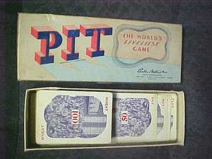   Vintage Pit Parkers bros brothers Inc Parker card game Wheat Hay Flax