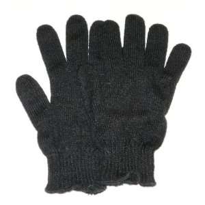 Military Gloves Designed Wool / Acrylic Glove / Glove Insert  Black 