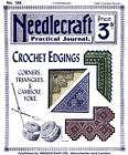 Needlecraft #184 c.1922 Crochet Edges Corner & Triangle