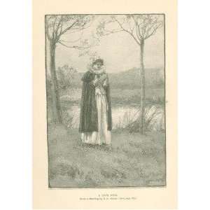  1885 Print E A Abbey A Love Song 