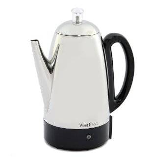 West Bend 54159 Classic Stainless Steel 12 Cup Percolator