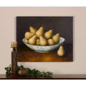  Uttermost, Pears In Bowl Still Life, Art