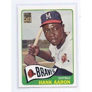   Years #14 Hank Aaron Atlanta Braves 1965 Reprint