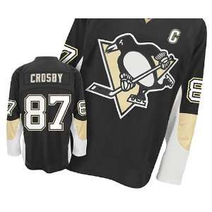  Pittsburgh Penguins #87 Sidney Crosby Black Hockey Jersey NHL 