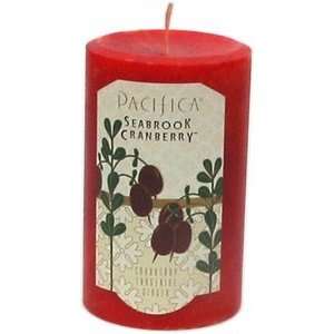  Pacifica Seabrook Cranberry Candle   2x3