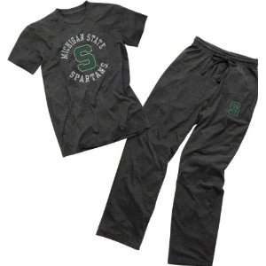  Michigan State Spartans 101 Tri Blend T Shirt & Pant Tied 