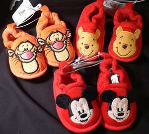 2011~Infant Slippers~Costume~MicKeY MoUsE~WiNNie PooH~TiGGeR~NWT 