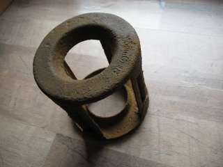 WWII GERMAN ARTILLERY SHELL HEAD SAFETY KONTAINER  115mm  