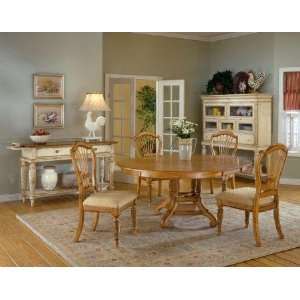   Antique Pine Round Table Set   Hillsdale 4507 816 Furniture & Decor