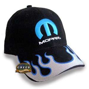  Mopar Flames Hat Cap Black (Apparel Clothing) Automotive