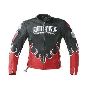   Trip She Devil Ladies Motorcycle Jacket Black/Red XXL Automotive