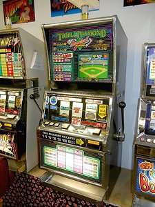 IGT Slot Machine, Triple Diamond Baseball, Vision Series with LCD 
