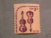 Cents Music Freedoms Symphony USA Postage Stamp  