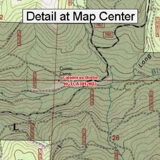   Map   Calaveras Dome, California (Folded/Waterproof) Sports