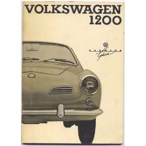  Volkswagen Karmann Ghia Owners Instruction Manual (Coupe 