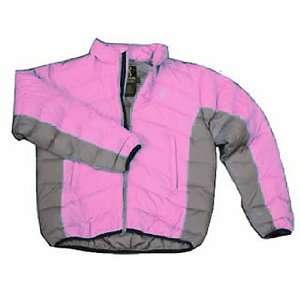  Womens 700 Down Chocolate/Pink Jacket X Large by Browning 