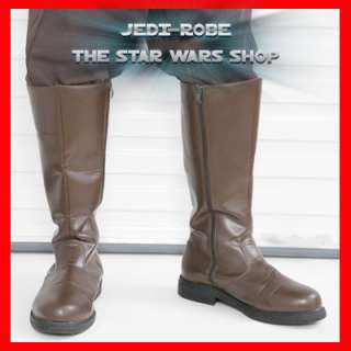 Star Wars JEDI BOOTS BROWN Quality + Value NEW Costume  