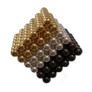  Neocubix Magnet Balls   Black, Gold, Silver 3 Color Toys 