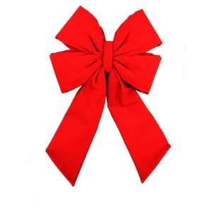   Commercial Structural 4 Loop Red Outdoor Christmas Bow
