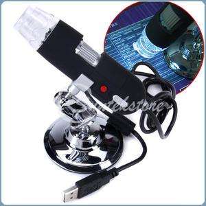   LED USB 2.0 Digital Microscope Endoscope Magnifier 20X~800X +CD Driver