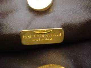 Vintage Saks Fifth Ave Snakeskin Leather Italian Purse  