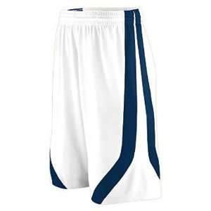  Augusta Youth Triple Double Game Short WHITE/NAVY YS 