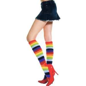  Adult Knee High Rainbow Stockings Toys & Games