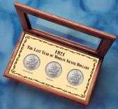 1921 Last Year Morgan Silver Dollar Mint Mark Set  