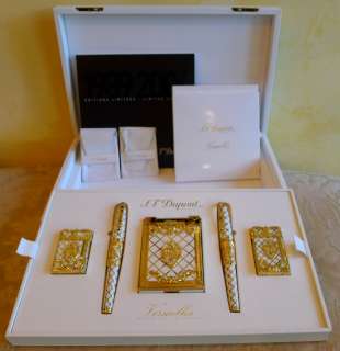 DUPONT Limited Edition Versailles 5 Piece Set w/ Lighters & Pens 