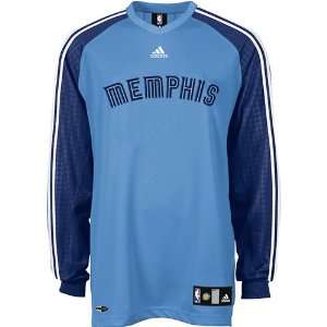   Grizzlies adidas Mens On Court L/S Shooting Shirt