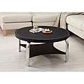 Industrial Black Leatherette Coffee Table Today 