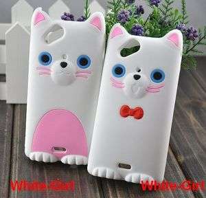 3D Lovers CAT Silicone Cover Case for Sony Ericsson Xperia Arc S X12 