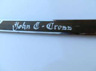  Ames Texas Masonic Freemason Templar Fraternal Sword John Cross  