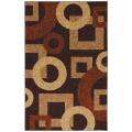 Barton Brown/ Ivory Shapes Rug (8 x 10) Compare $296 