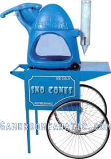 Cooler Sno Cone Machine   Shaved Ice Maker w/ Snow Cart  