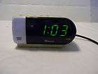 old style westclox digial display alarm clock with night light