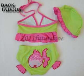 Girls New Swimwear Tankini Beach Swimsuit SZ1 3 5 6Yrs  