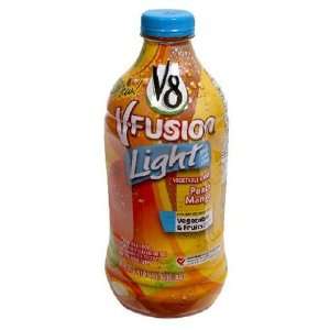 V8 V Fusion Vegetable & Fruit Juice Light Peach Mango   8 Pack