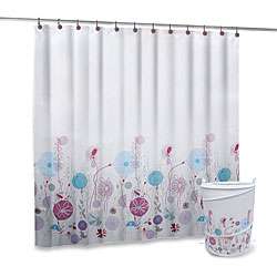 Floral Shower Curtain Set  
