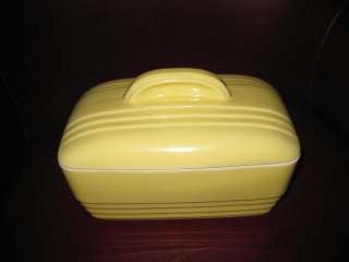 VINTAGE HALL REFRIGERATOR DISH FOR WESTINGHOUSE YELLOW  