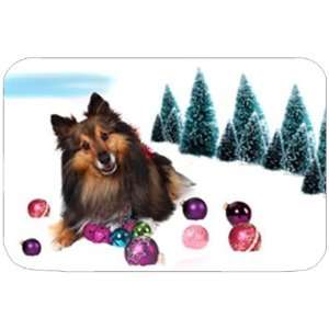   Christmas Ornaments & Trees Holiday Cutting Board