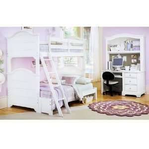  Cottage Snow White Bunk Bed Bedroom Set by Vaughan Bassett 