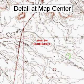   Map   Solen SW, North Dakota (Folded/Waterproof)