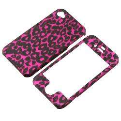 Pink Leopard Case/ Screen Protector for Apple iPhone 4S   